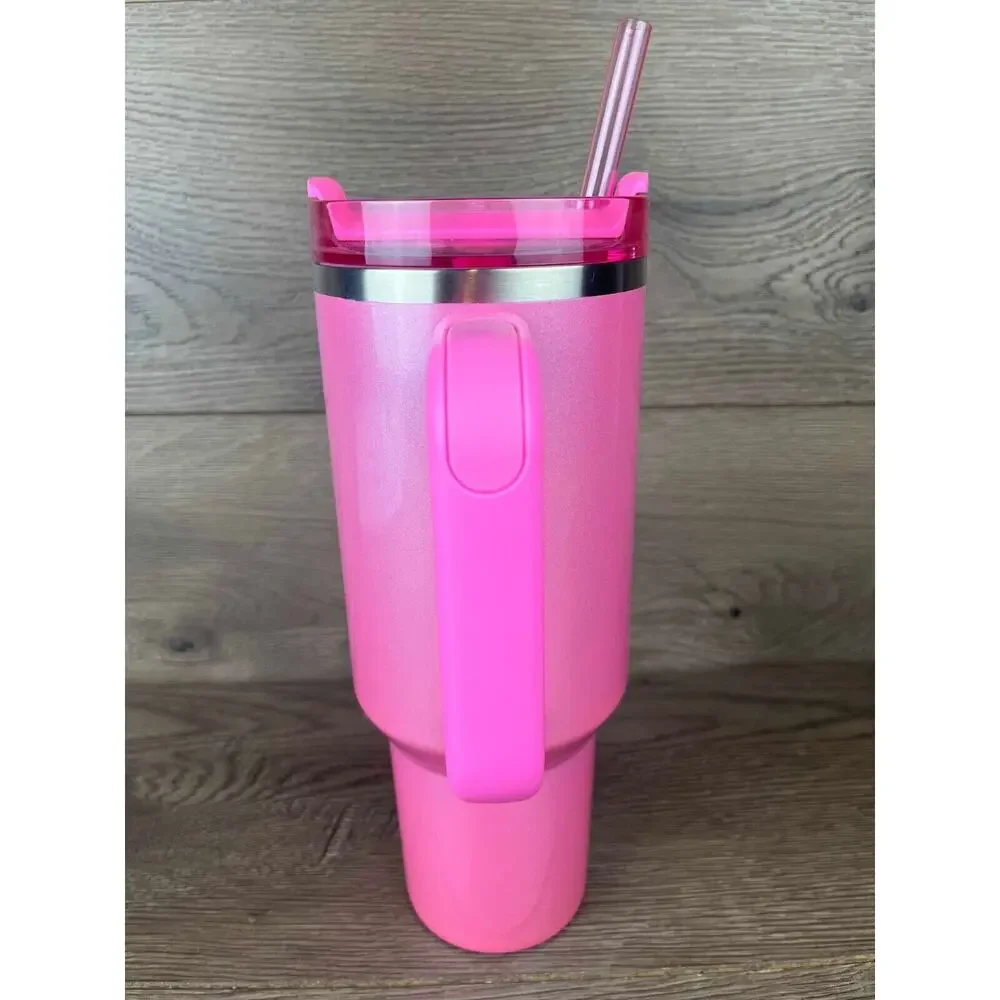 New 2024 Stanley x Starbucks Winter Pink 40oz Tumbler Target Exclusive -Open Box
